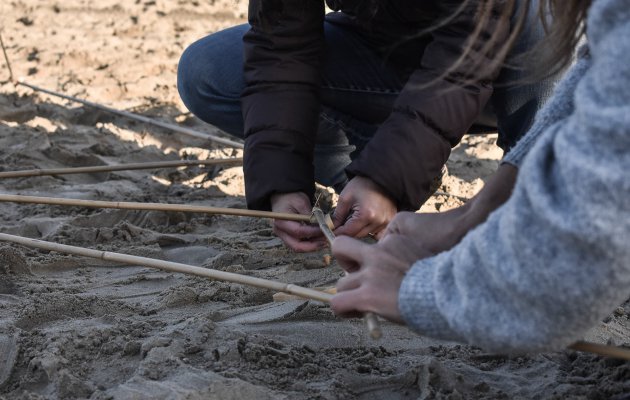 Bamboo building outing kijkduin