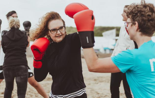 boxing clinic Kijkduin boost teamwork