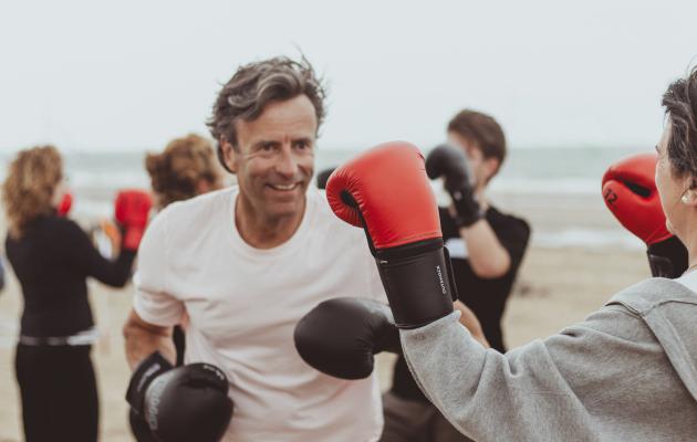 active clinic boxing Kijkduin boost teamwork outdoor