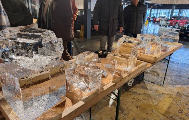 Kijkduin ice sculpting workshop teamwork fun art corporate event