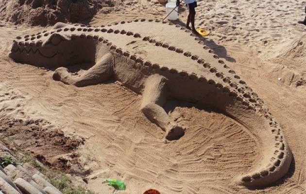 zandsculpturen bedrijfsuitje kijkduin