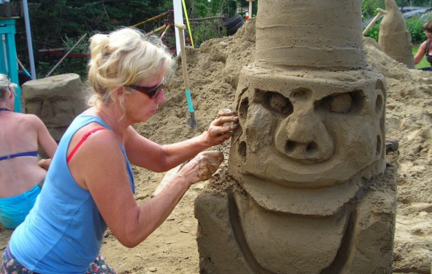 sand sculptures workshop kijkduin